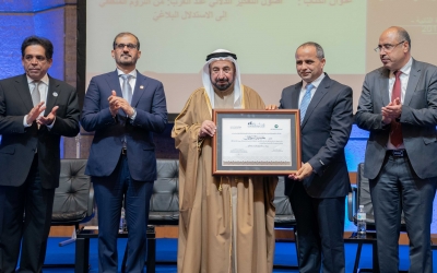 تكريم الفائزين في جائزة الألكسو / الشارقة في احتفالية اليوم العالمي للغة العربية باليونسكو 18 ديسمبر 2018